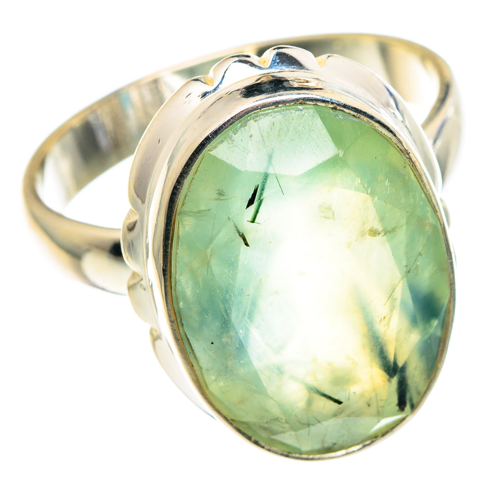 Prehnite Rings handcrafted by Ana Silver Co - RING91069