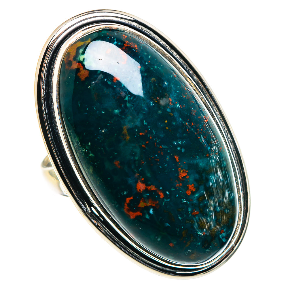 Bloodstone Rings handcrafted by Ana Silver Co - RING91107