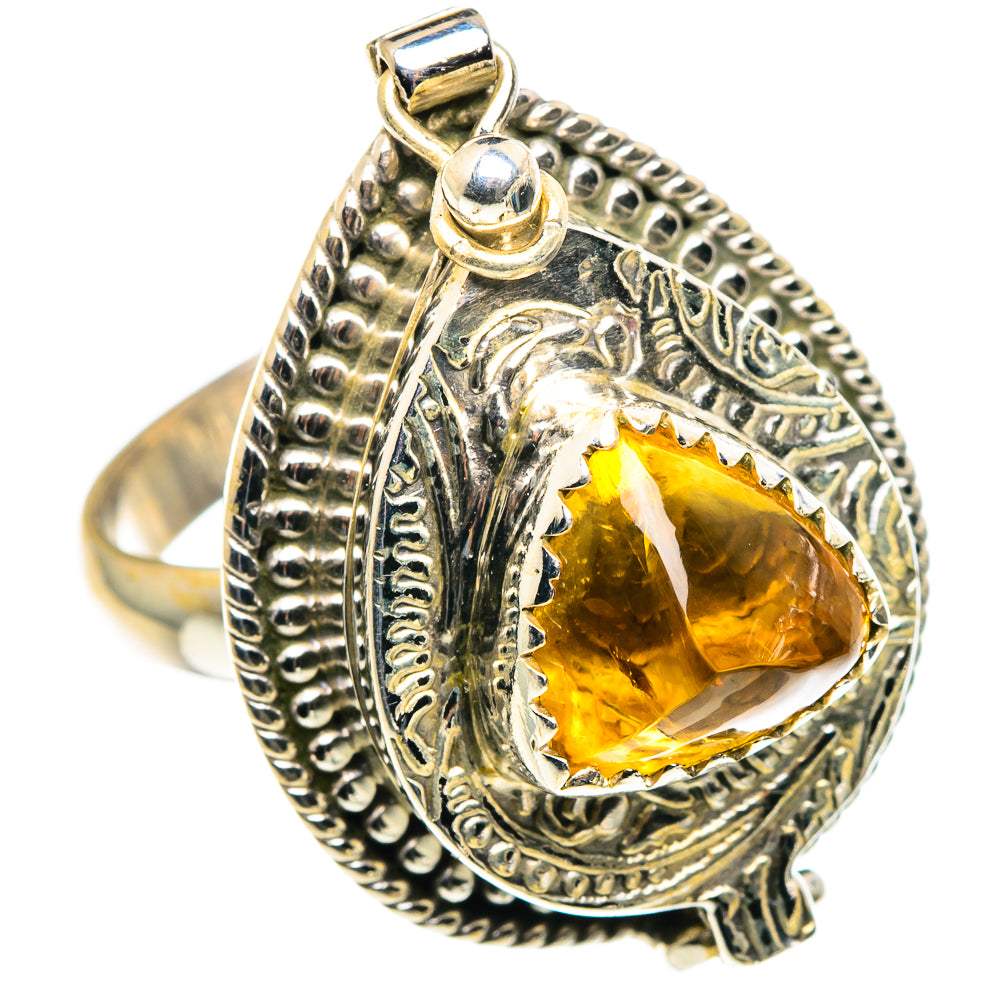 Citrine Rings handcrafted by Ana Silver Co - RING91119