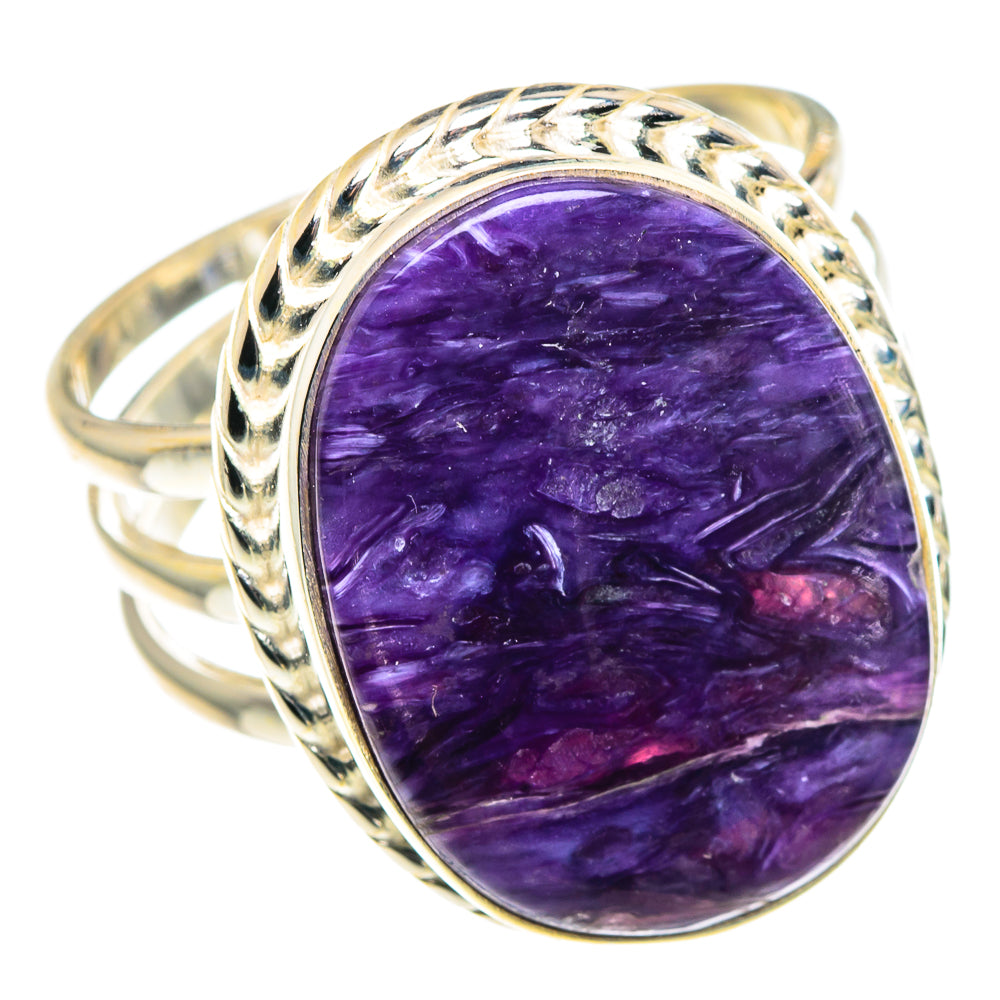 Charoite Rings handcrafted by Ana Silver Co - RING91127
