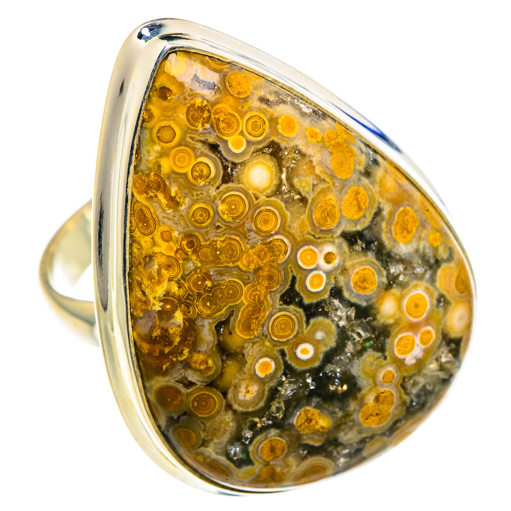Ocean Jasper Rings handcrafted by Ana Silver Co - RING91174 - Photo 2