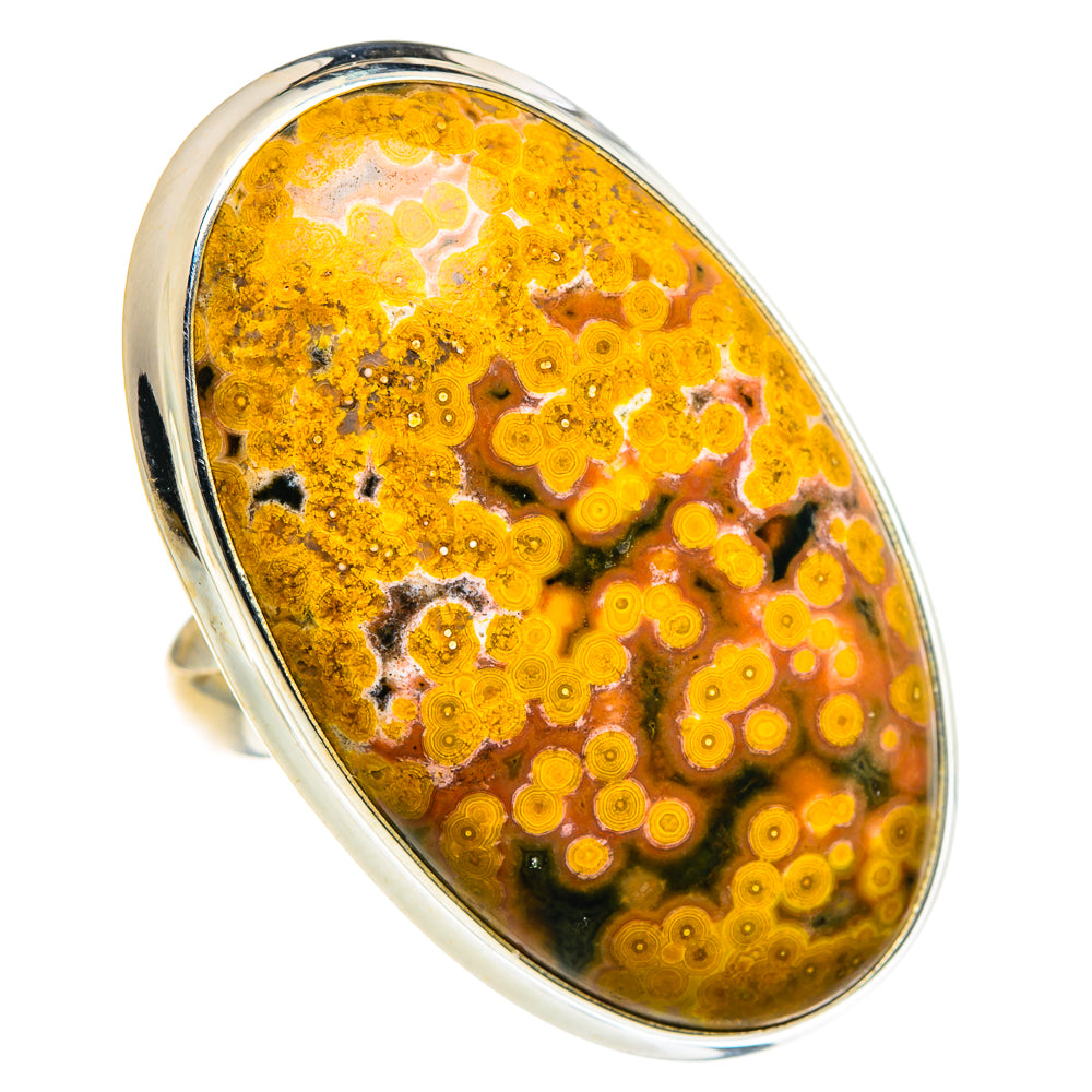 Ocean Jasper Rings handcrafted by Ana Silver Co - RING91176
