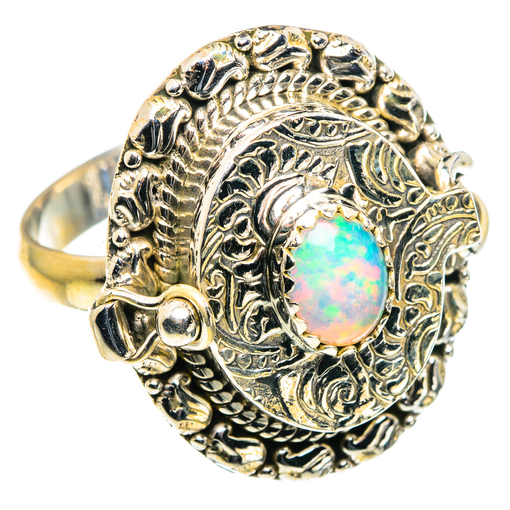 Ethiopian Opal Rings handcrafted by Ana Silver Co - RING91242