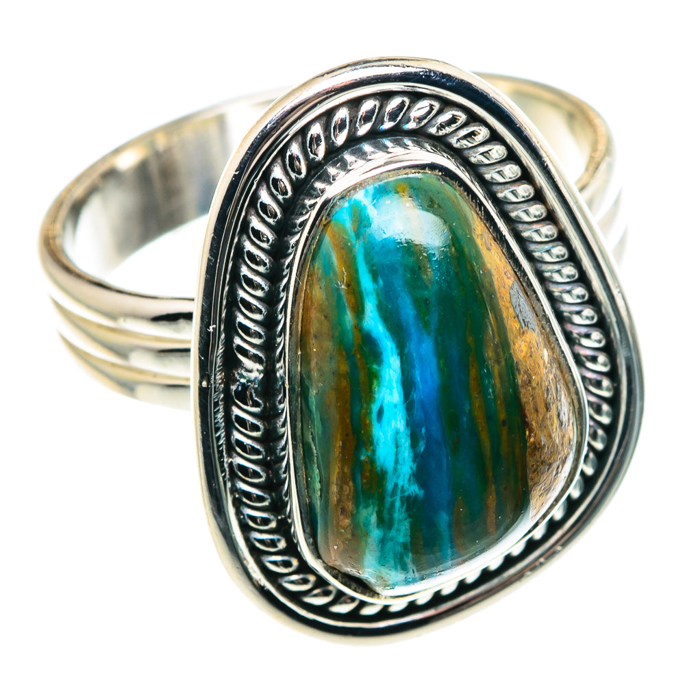 Peruvian Opal Rings handcrafted by Ana Silver Co - RING91269