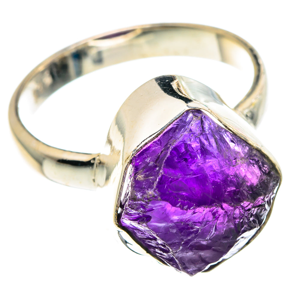Amethyst Rings handcrafted by Ana Silver Co - RING91312 - Photo 2