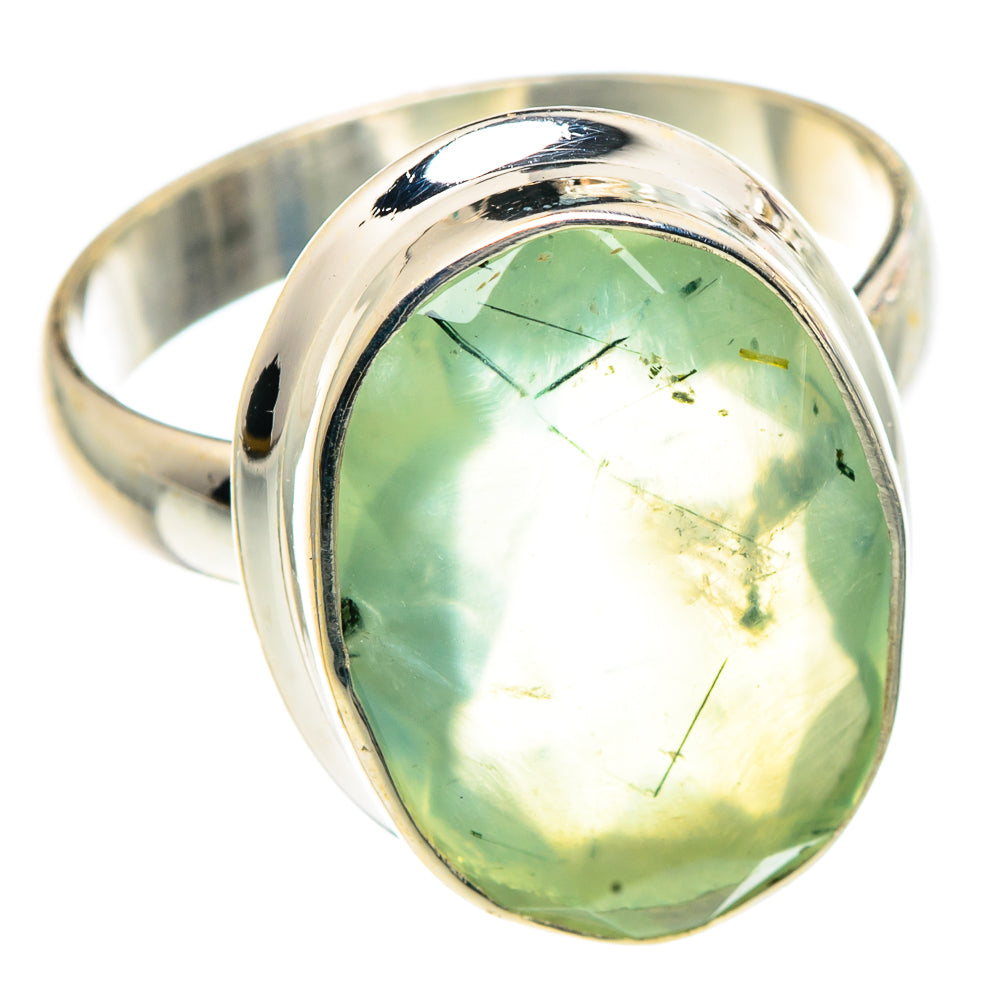 Prehnite Rings handcrafted by Ana Silver Co - RING91476