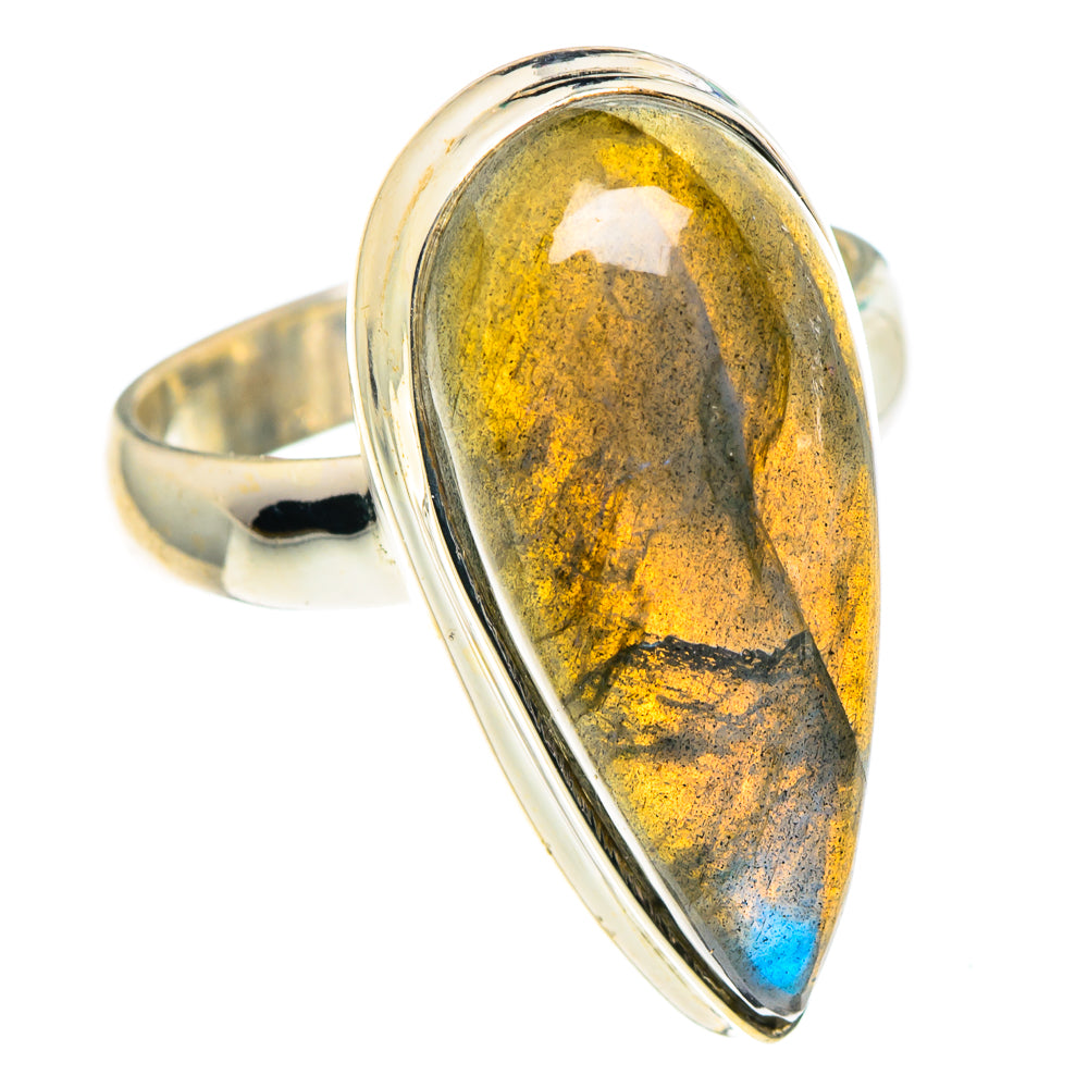 Labradorite Rings handcrafted by Ana Silver Co - RING91490