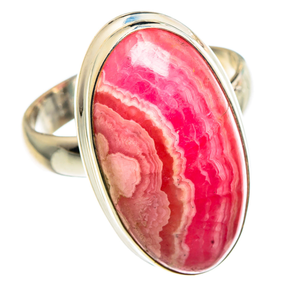 Rhodochrosite Rings handcrafted by Ana Silver Co - RING91501