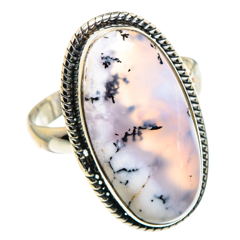 Dendritic Opal Rings handcrafted by Ana Silver Co - RING91563