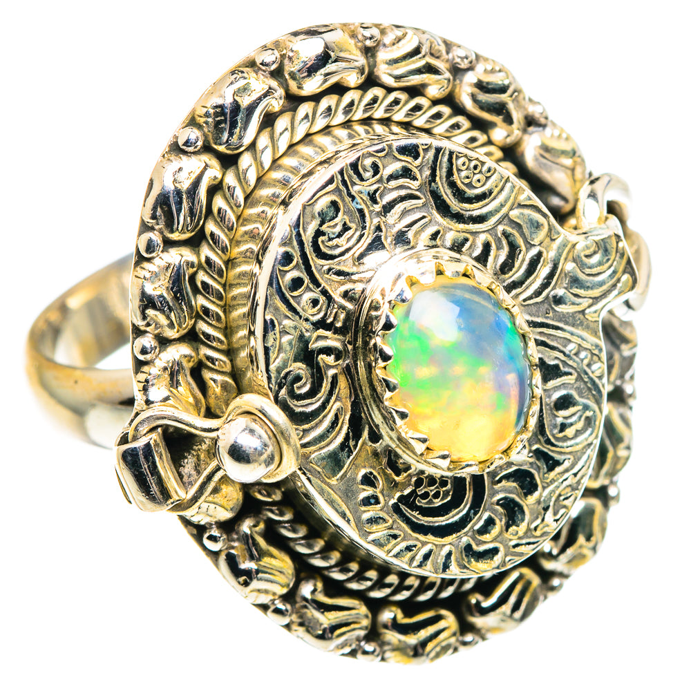 Ethiopian Opal Rings handcrafted by Ana Silver Co - RING91570