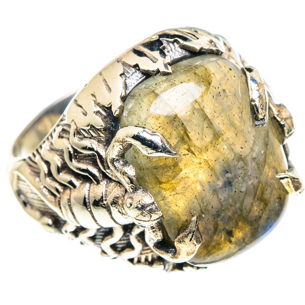 Labradorite Rings handcrafted by Ana Silver Co - RING91571