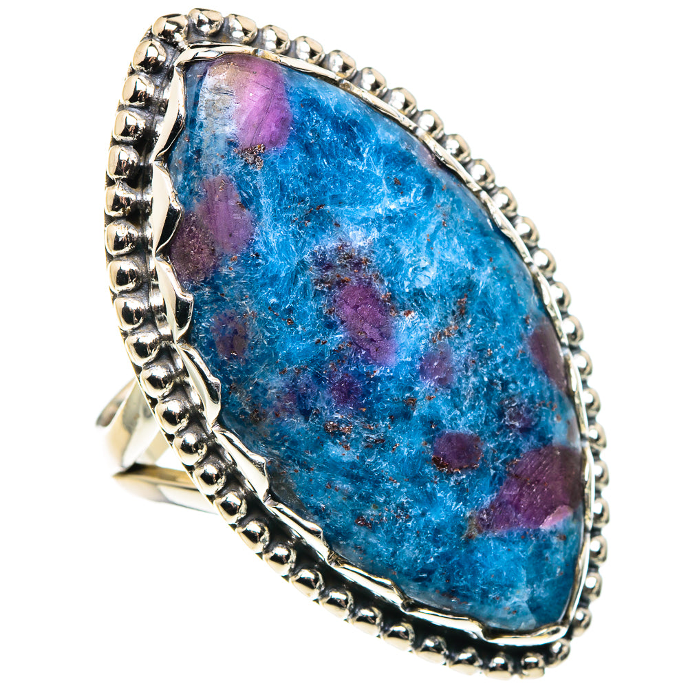 Ruby Fuchsite Rings handcrafted by Ana Silver Co - RING91573