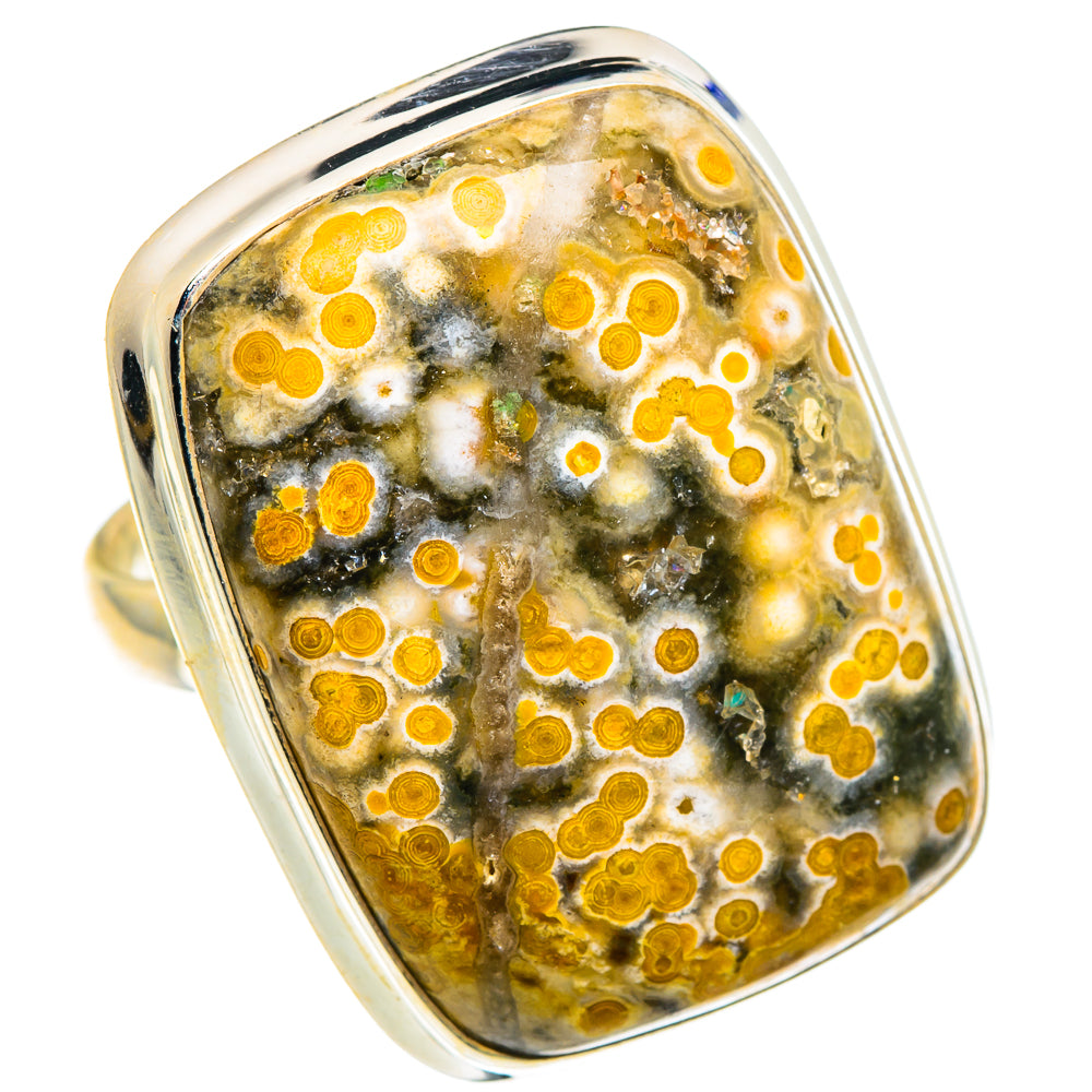 Ocean Jasper Rings handcrafted by Ana Silver Co - RING91592
