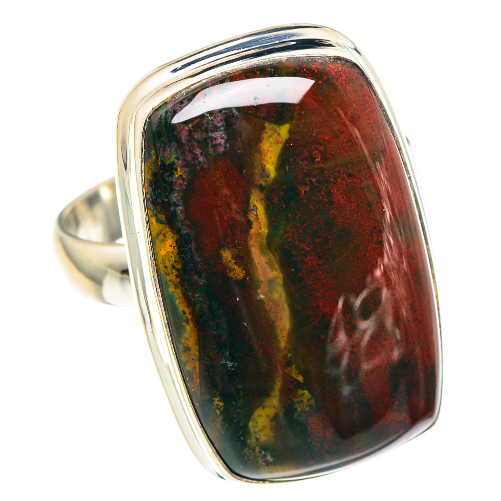 Bloodstone Rings handcrafted by Ana Silver Co - RING91607