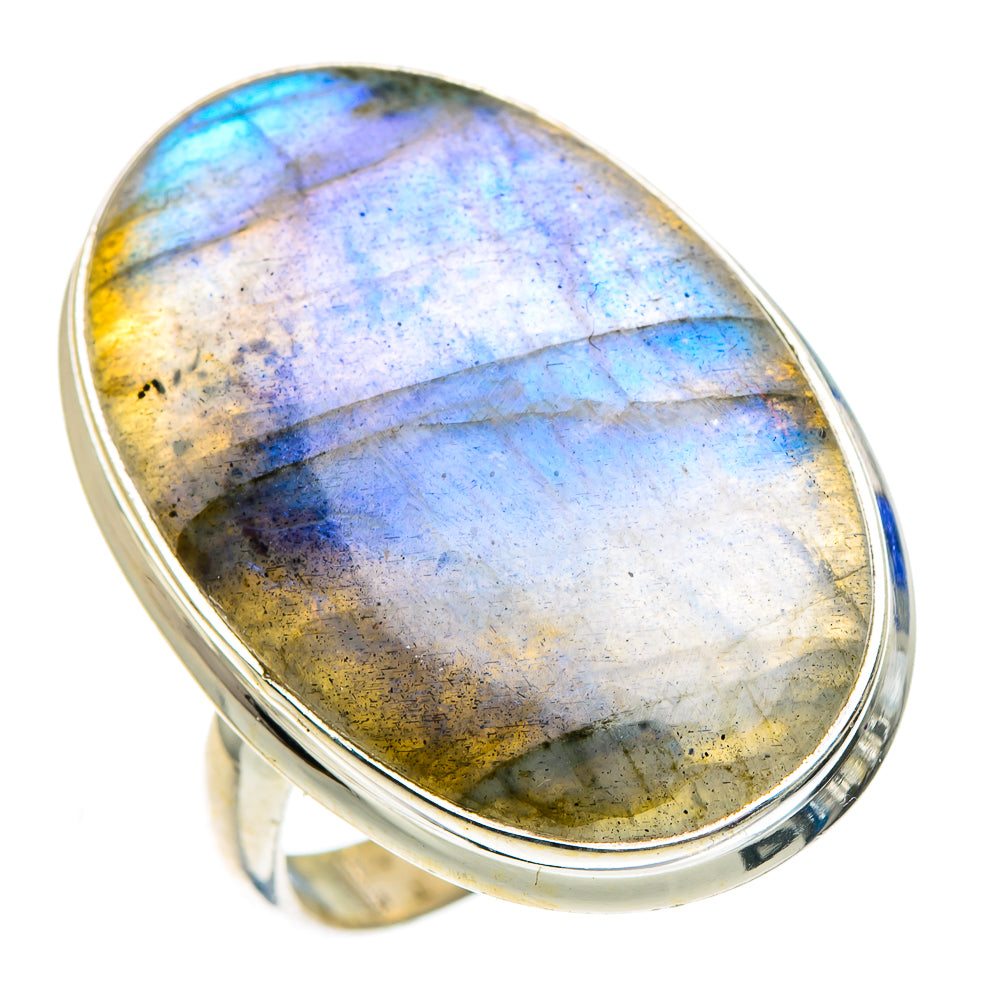Labradorite Rings handcrafted by Ana Silver Co - RING91611