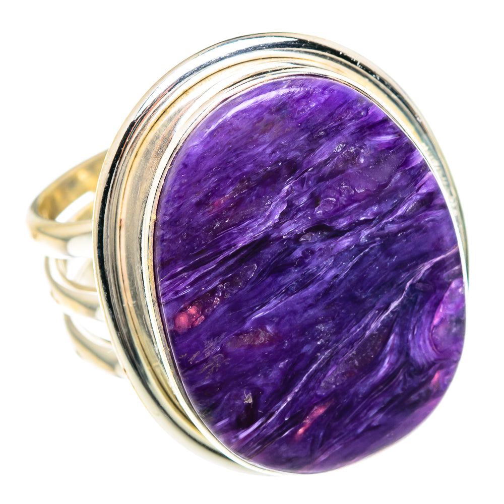 Charoite Rings handcrafted by Ana Silver Co - RING91672