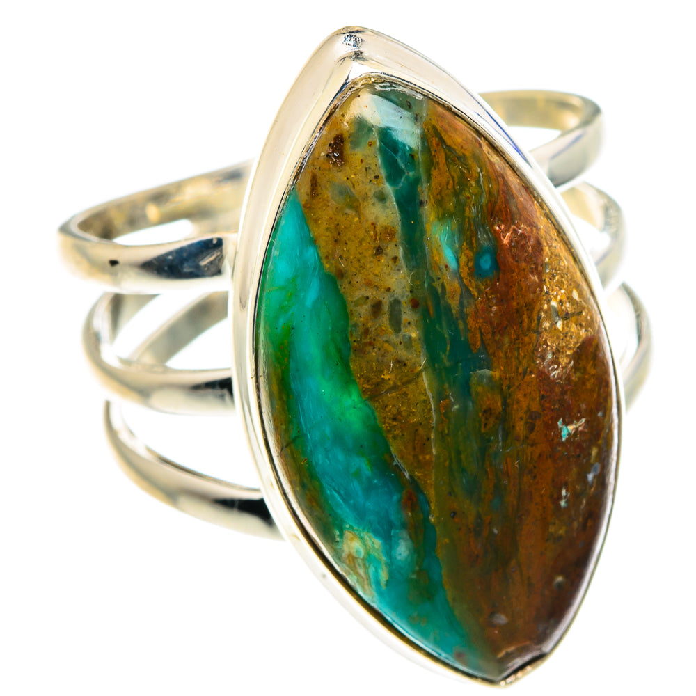 Peruvian Opal Rings handcrafted by Ana Silver Co - RING91715