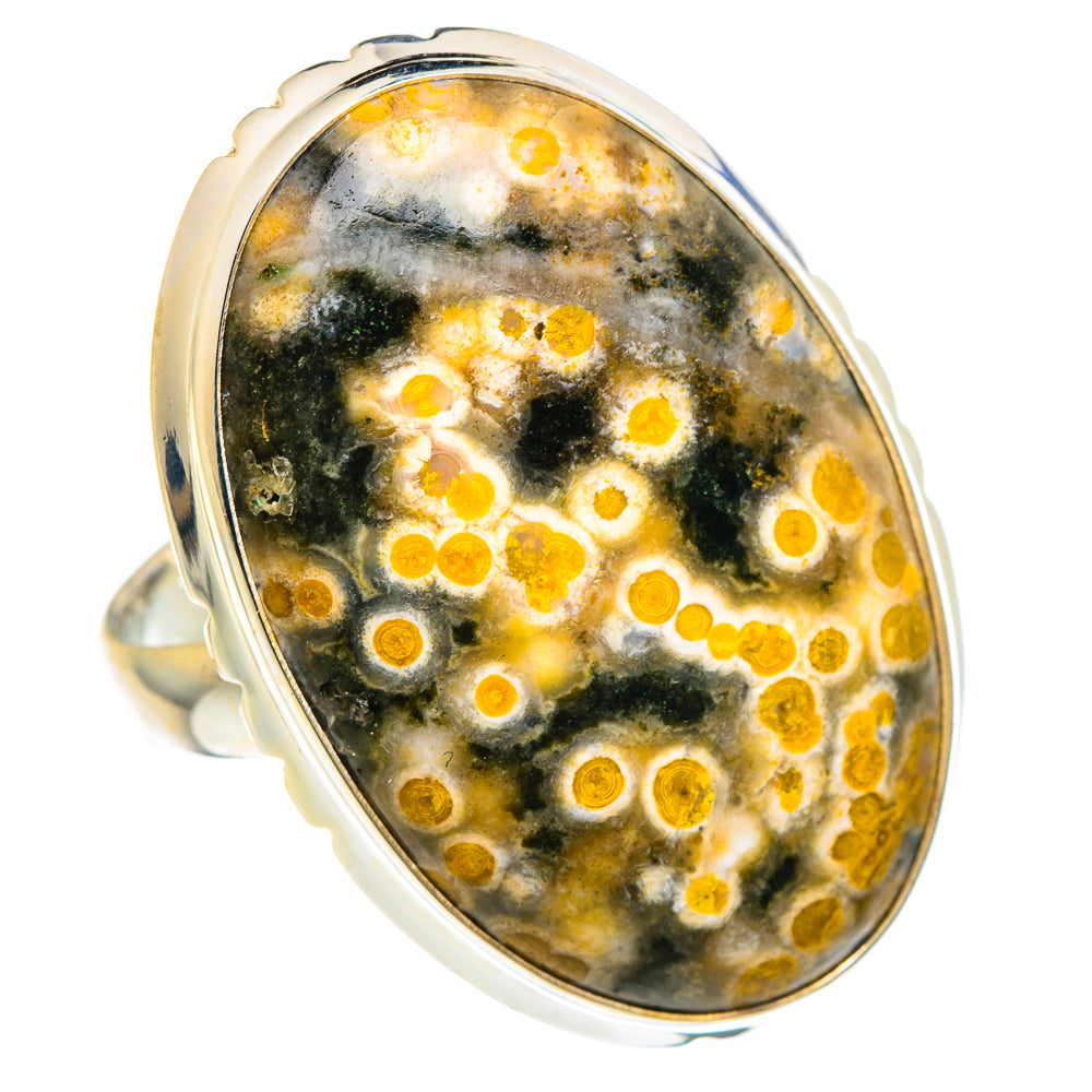 Ocean Jasper Rings handcrafted by Ana Silver Co - RING91719 - Photo 2