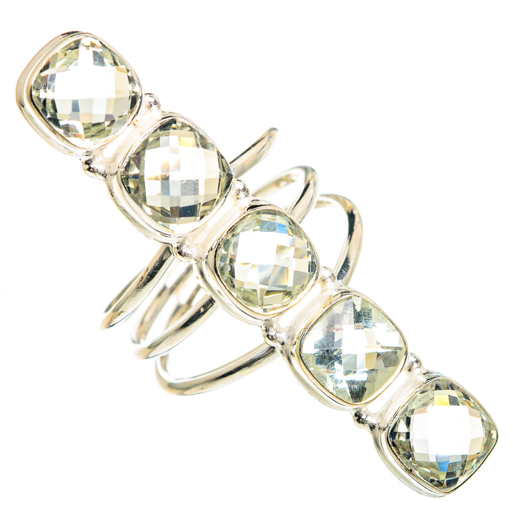 White Quartz Rings handcrafted by Ana Silver Co - RING91736