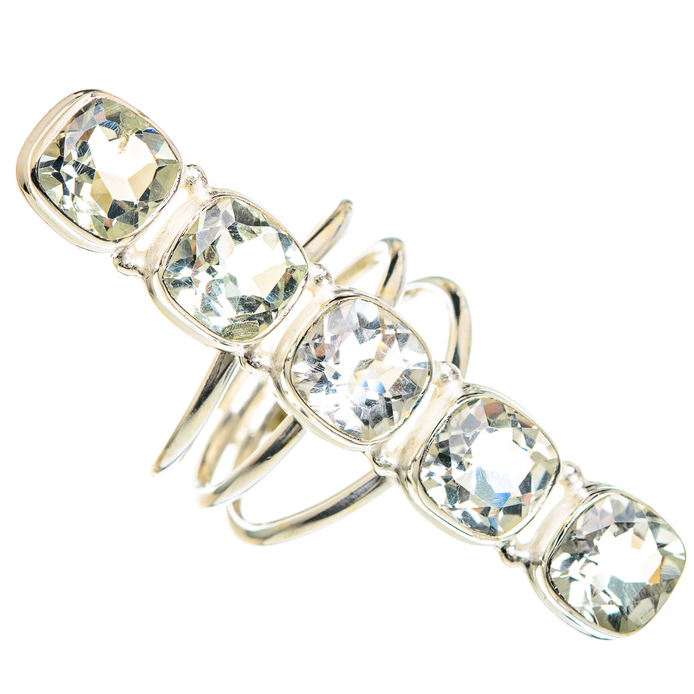 White Quartz Rings handcrafted by Ana Silver Co - RING91741