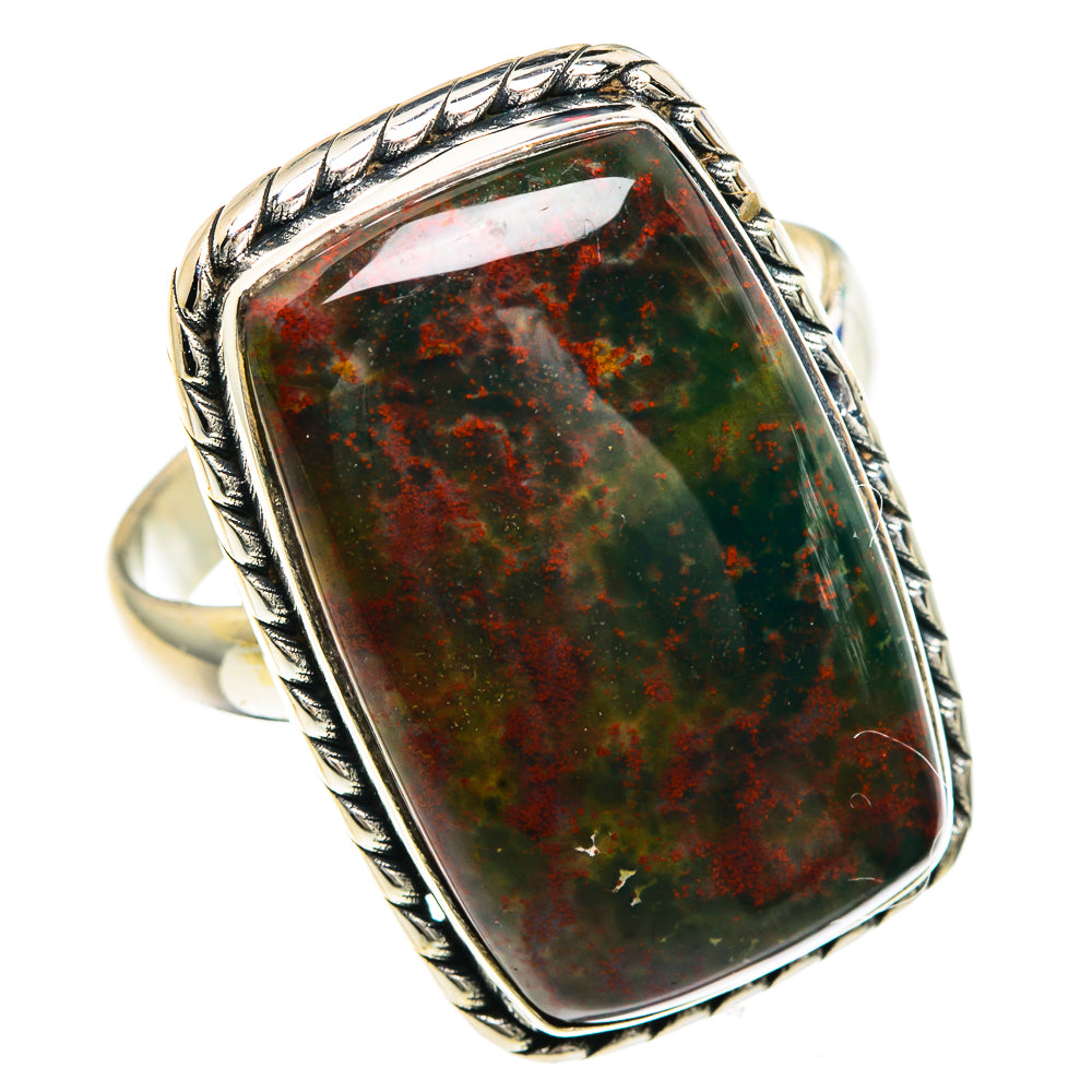 Bloodstone Rings handcrafted by Ana Silver Co - RING91742