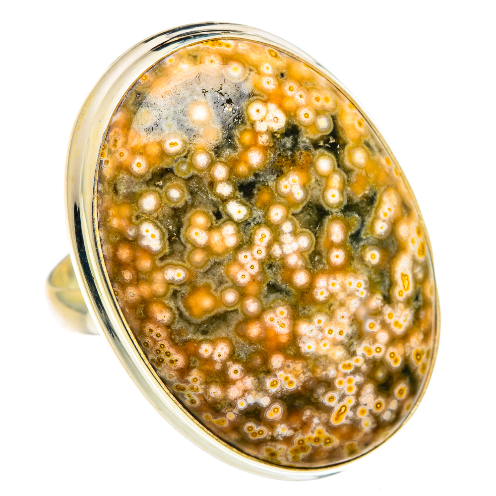 Ocean Jasper Rings handcrafted by Ana Silver Co - RING91743 - Photo 2