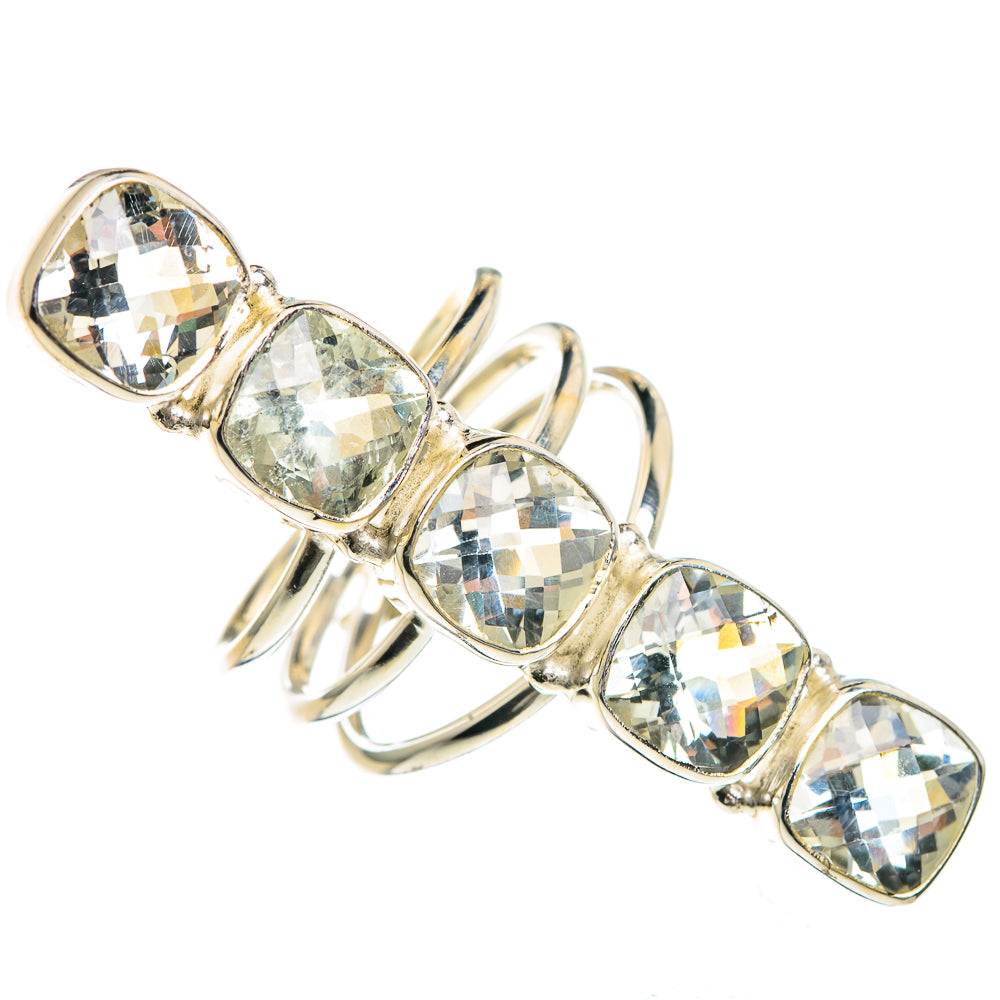 White Quartz Rings handcrafted by Ana Silver Co - RING91746