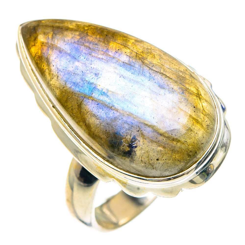 Labradorite Rings handcrafted by Ana Silver Co - RING91764