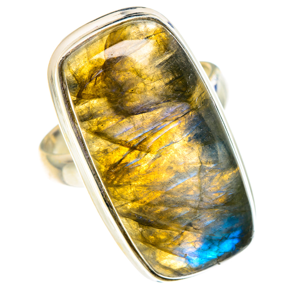 Labradorite Rings handcrafted by Ana Silver Co - RING91765