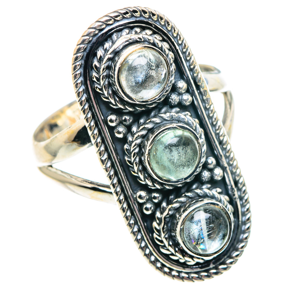 Aquamarine Rings handcrafted by Ana Silver Co - RING91840 - Photo 2