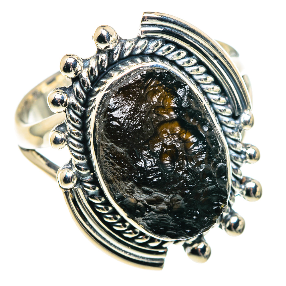 Tektite Rings handcrafted by Ana Silver Co - RING91972