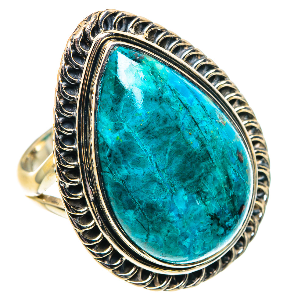 Chrysocolla Rings handcrafted by Ana Silver Co - RING92047