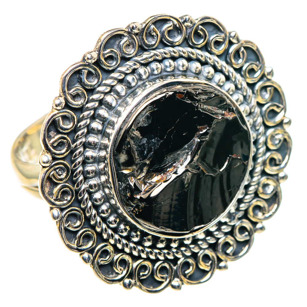 Shungite Rings handcrafted by Ana Silver Co - RING92092 - Photo 2