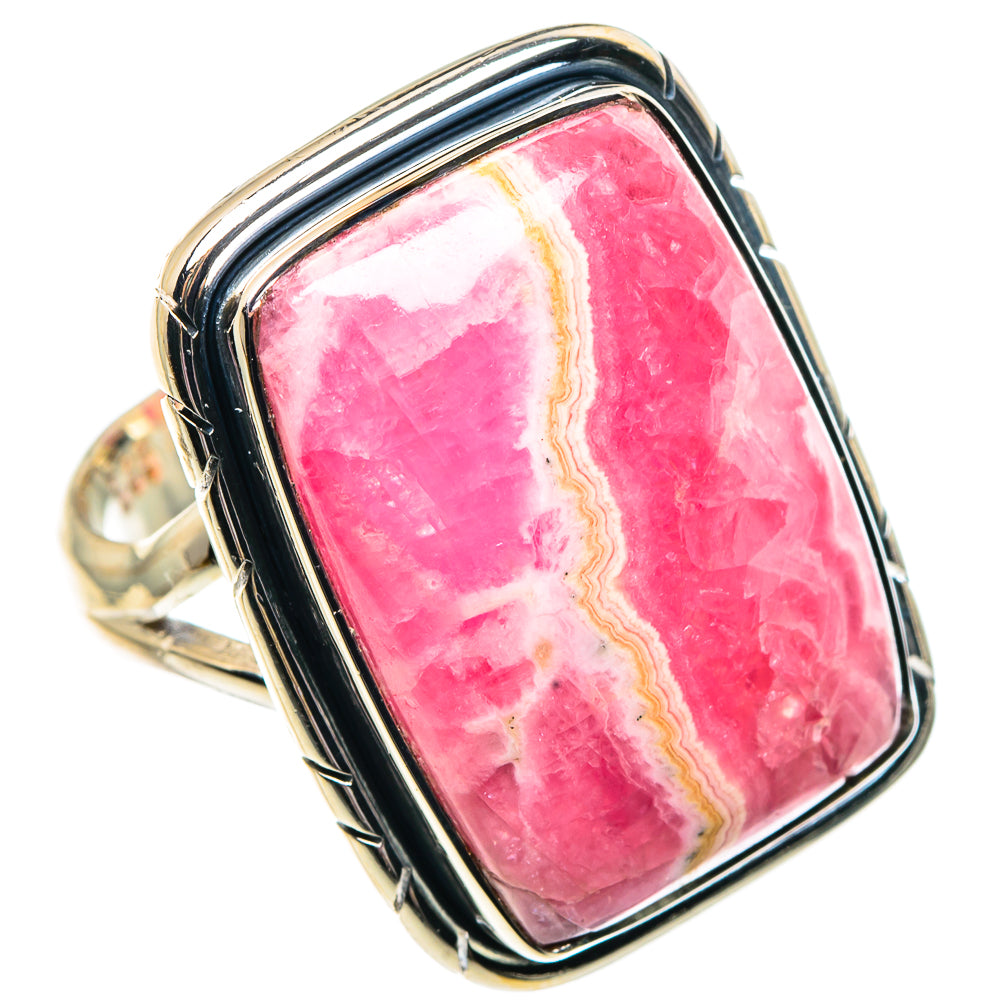 Rhodochrosite Rings handcrafted by Ana Silver Co - RING92122