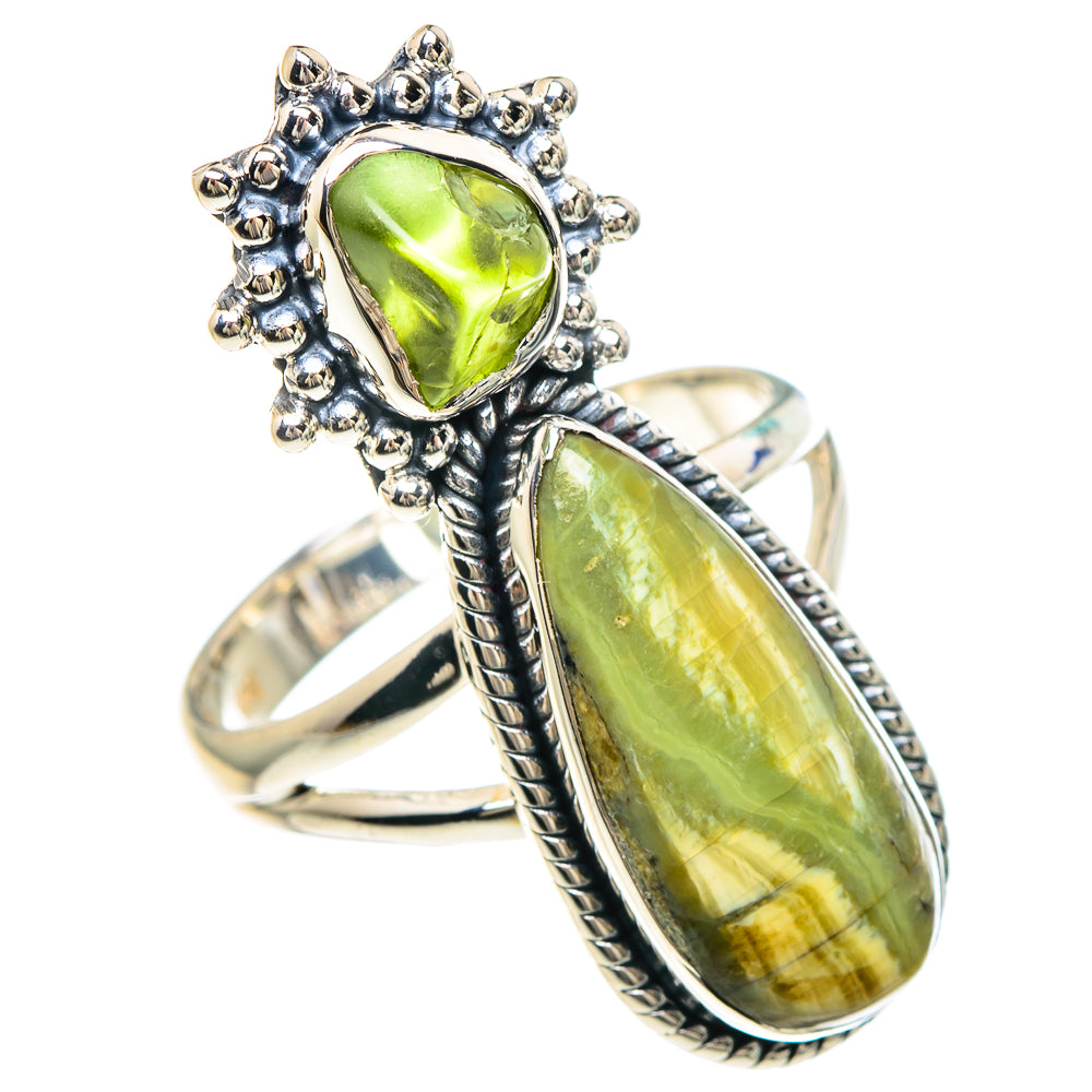 Rainforest Jasper Rings handcrafted by Ana Silver Co - RING92126