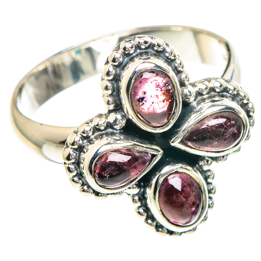Pink Tourmaline Rings handcrafted by Ana Silver Co - RING92186