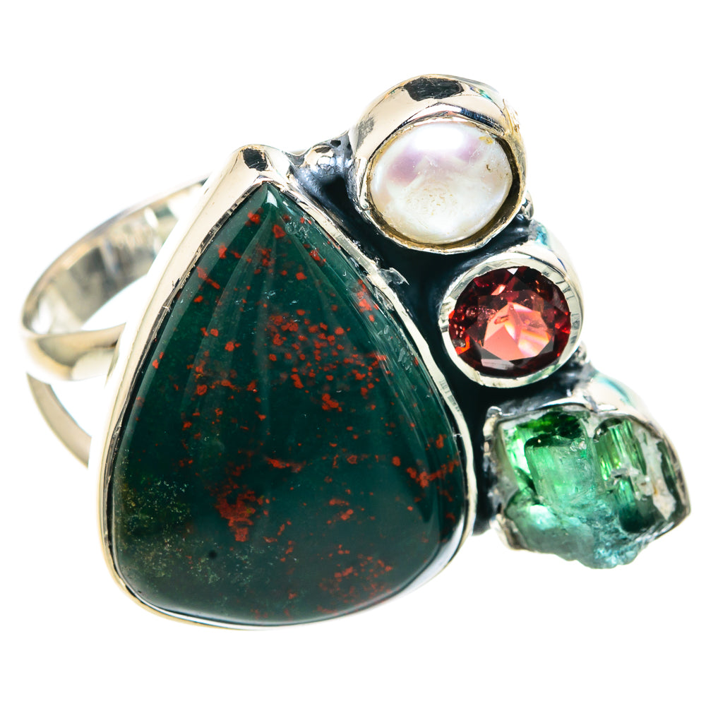 Bloodstone Rings handcrafted by Ana Silver Co - RING92198