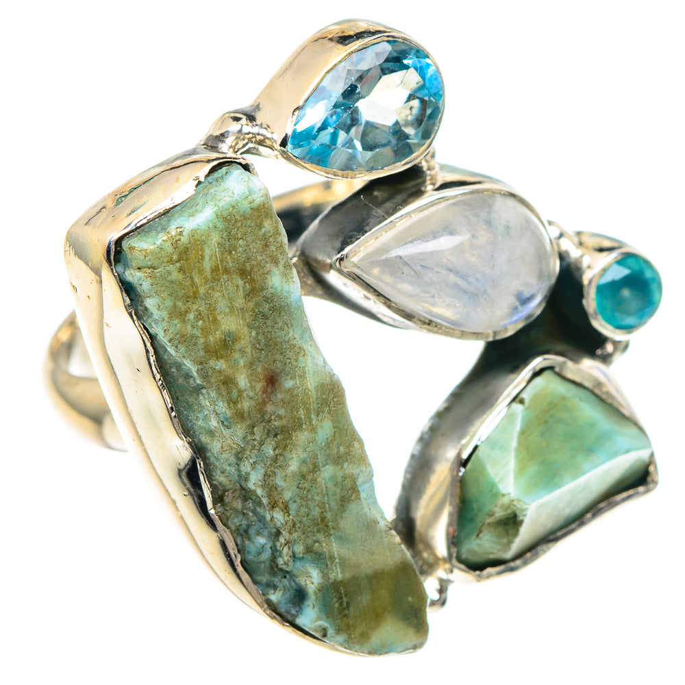 Larimar Rings handcrafted by Ana Silver Co - RING92217