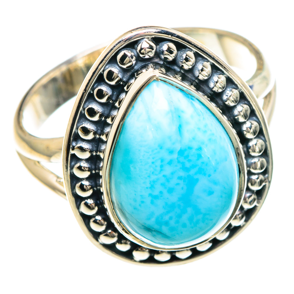 Larimar Rings handcrafted by Ana Silver Co - RING92298