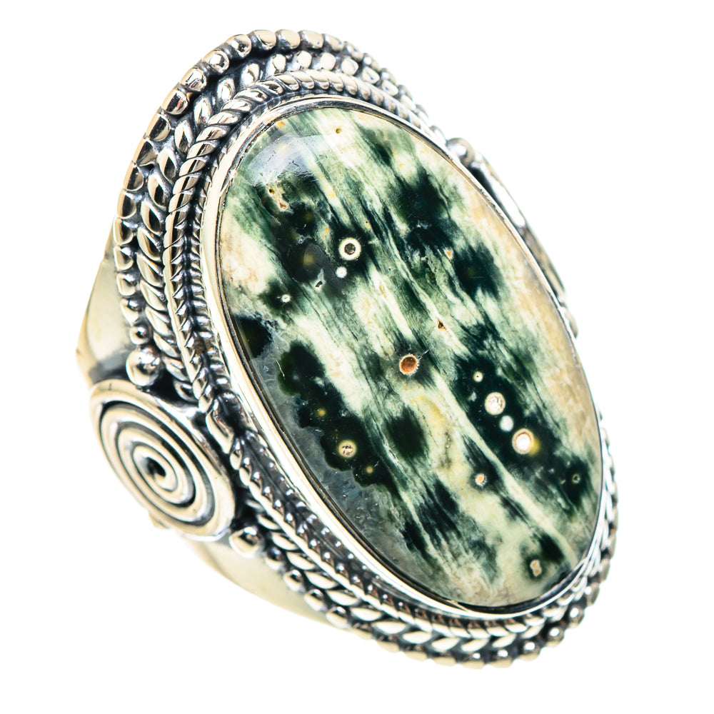 Ocean Jasper Rings handcrafted by Ana Silver Co - RING92362