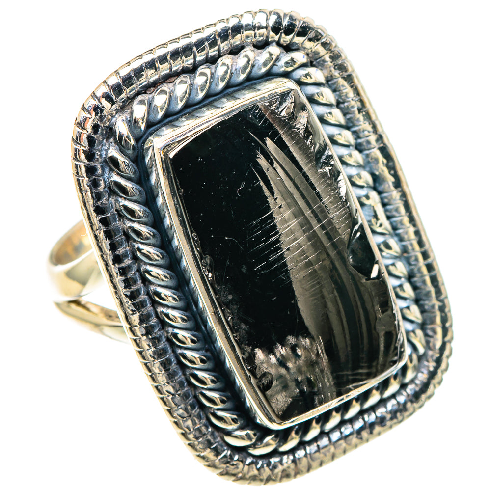 Shungite Rings handcrafted by Ana Silver Co - RING92377