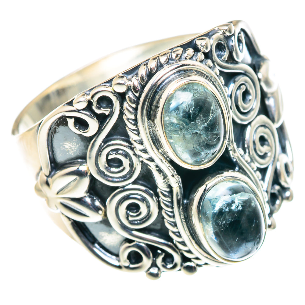 Aquamarine Rings handcrafted by Ana Silver Co - RING92423