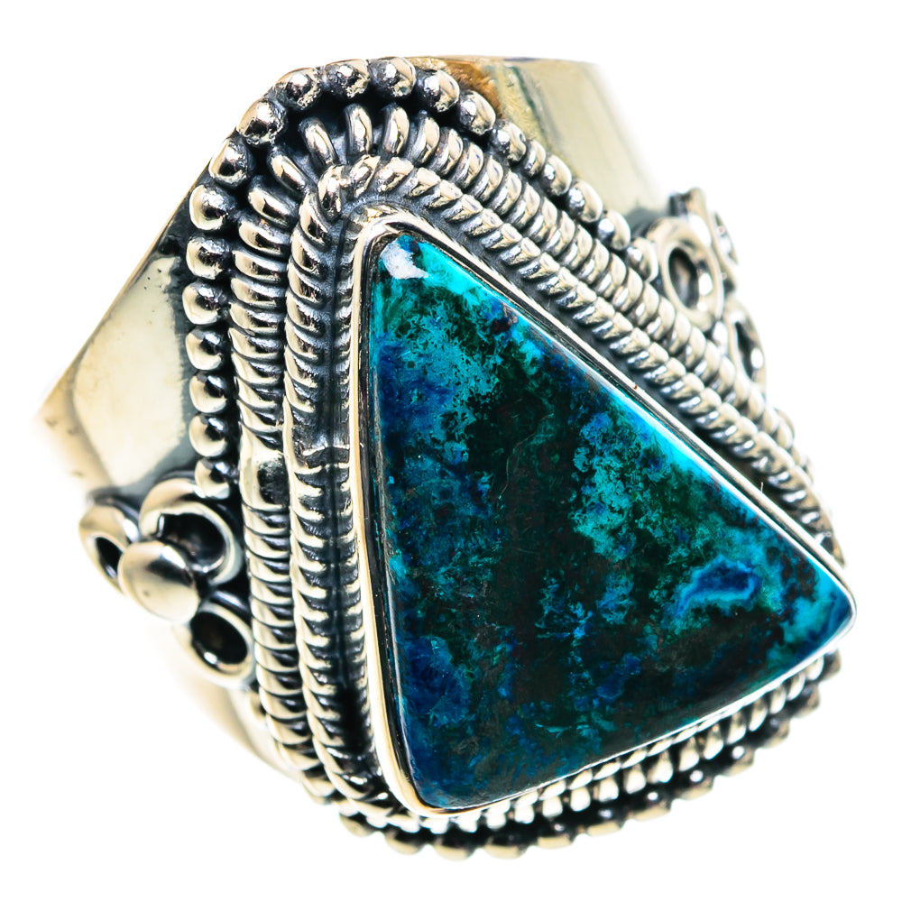 Chrysocolla Rings handcrafted by Ana Silver Co - RING92449