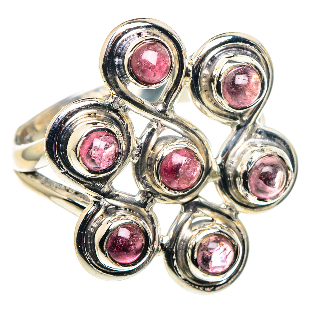 Pink Tourmaline Rings handcrafted by Ana Silver Co - RING92481