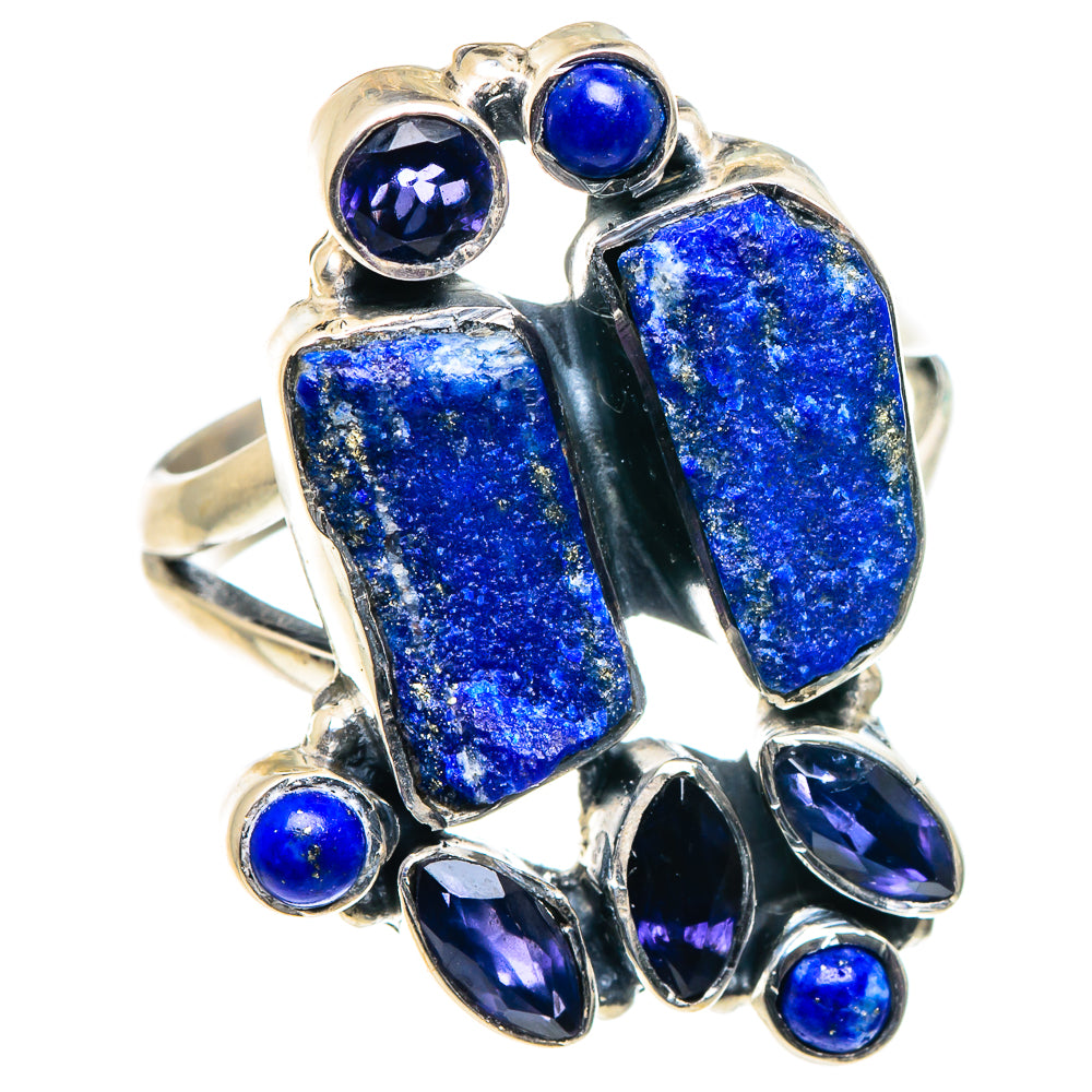Lapis Lazuli Rings handcrafted by Ana Silver Co - RING92492