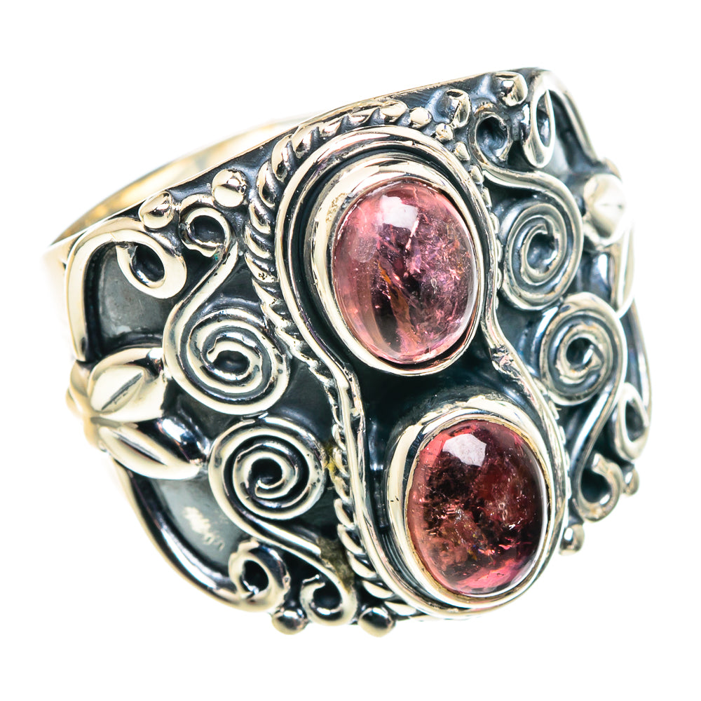 Pink Tourmaline Rings handcrafted by Ana Silver Co - RING92498