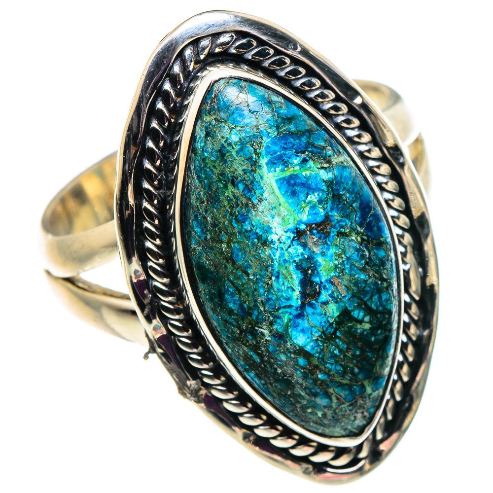 Chrysocolla Rings handcrafted by Ana Silver Co - RING92559