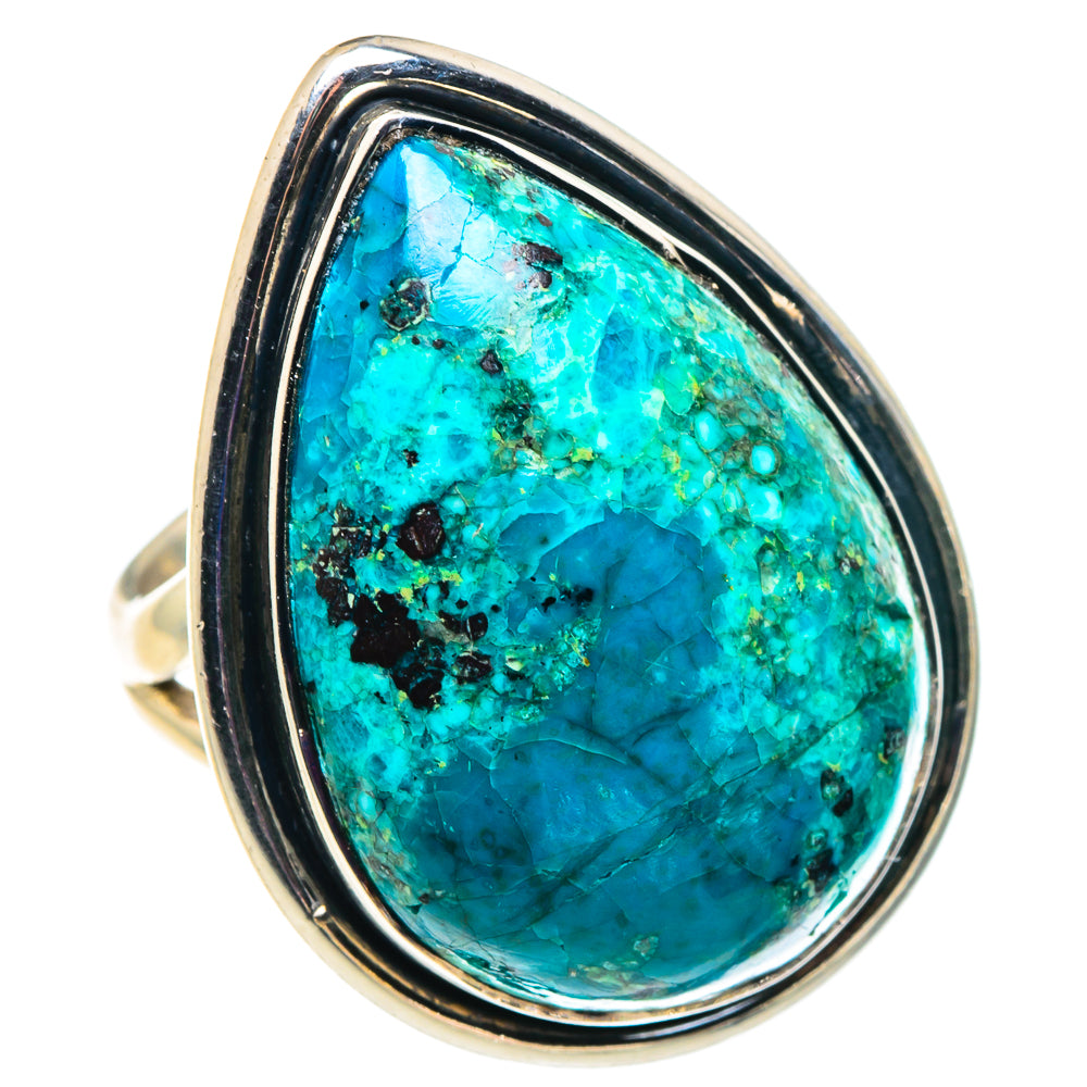 Chrysocolla Rings handcrafted by Ana Silver Co - RING92593