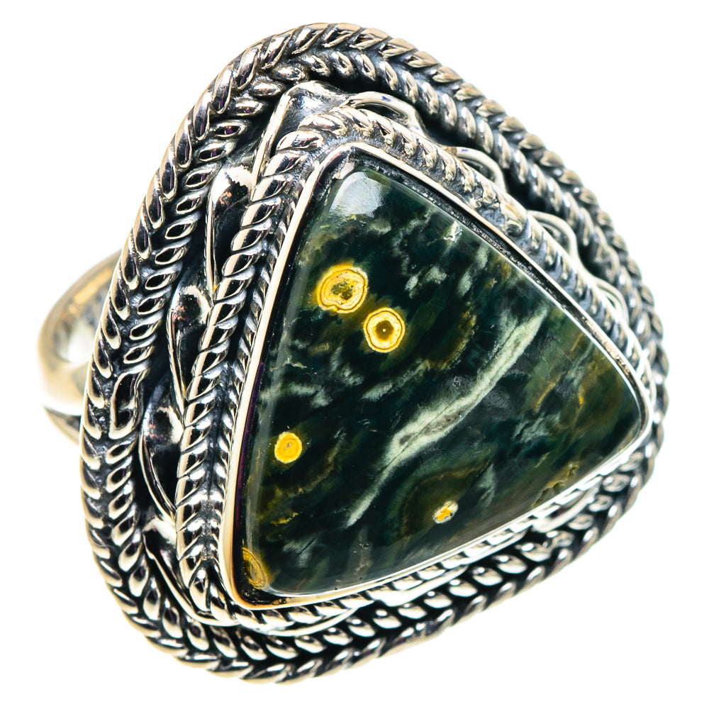 Ocean Jasper Rings handcrafted by Ana Silver Co - RING92628