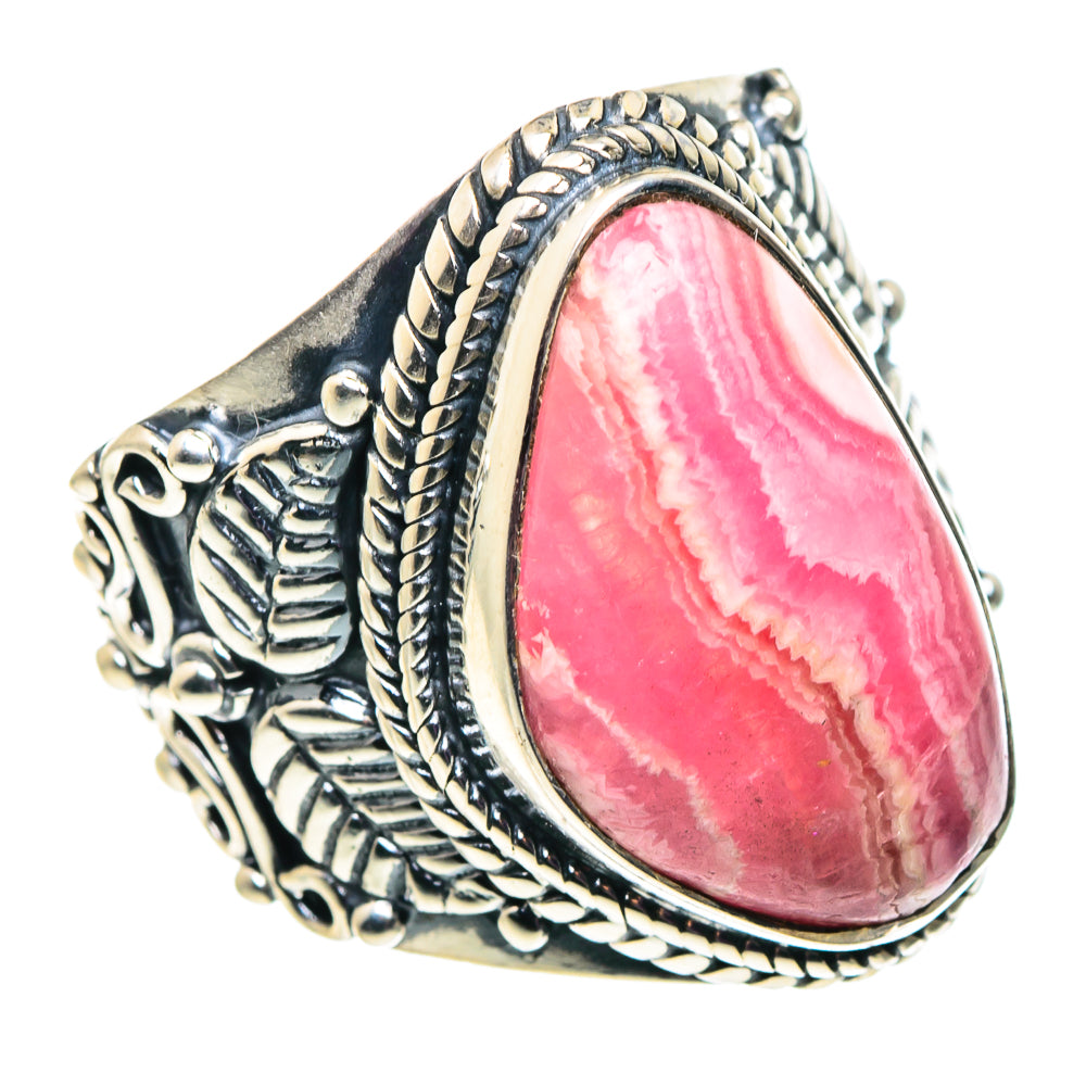 Rhodochrosite Rings handcrafted by Ana Silver Co - RING92709